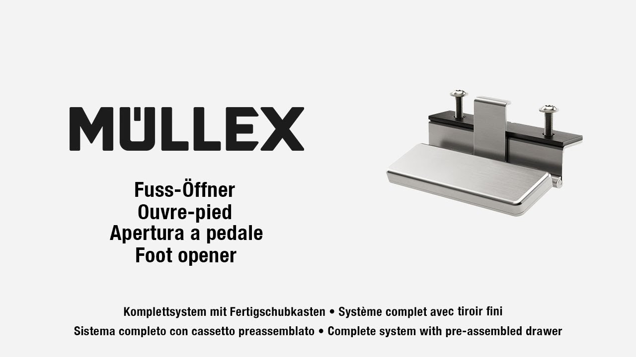 M&uuml;llex Fuss-&Ouml;ffner