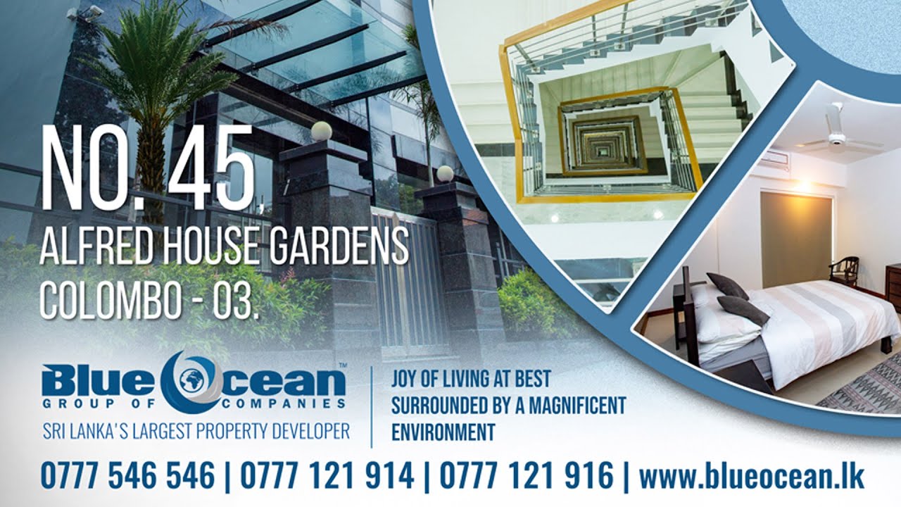 No 45, Alfred House Gardens Colombo 03. | First Class Luxury Condo