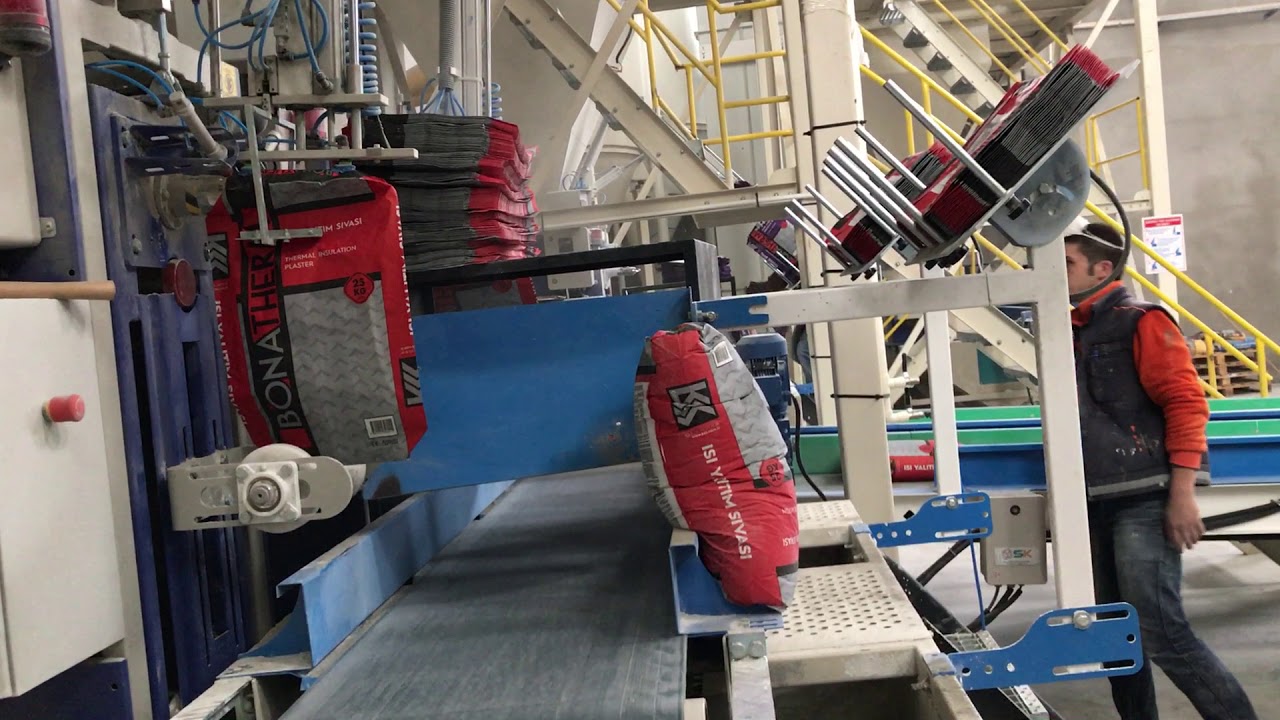 YAPI KİMYASALLARI TESİSİ PAKETLEME MAKİNESİ ROBOTU