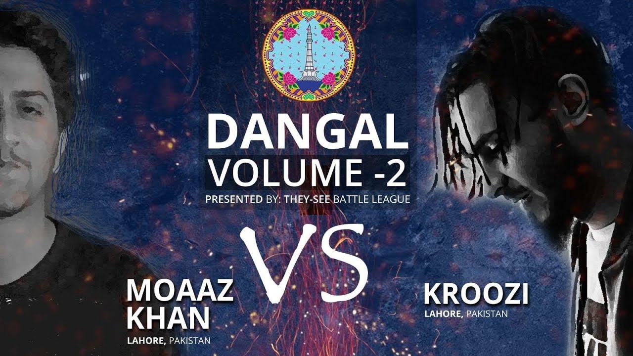MOAAZ KHAN vs KROOZI - DANGAL 2 - DESI RAP BATTLE - THEY-SEE BATTLE LEAGUE