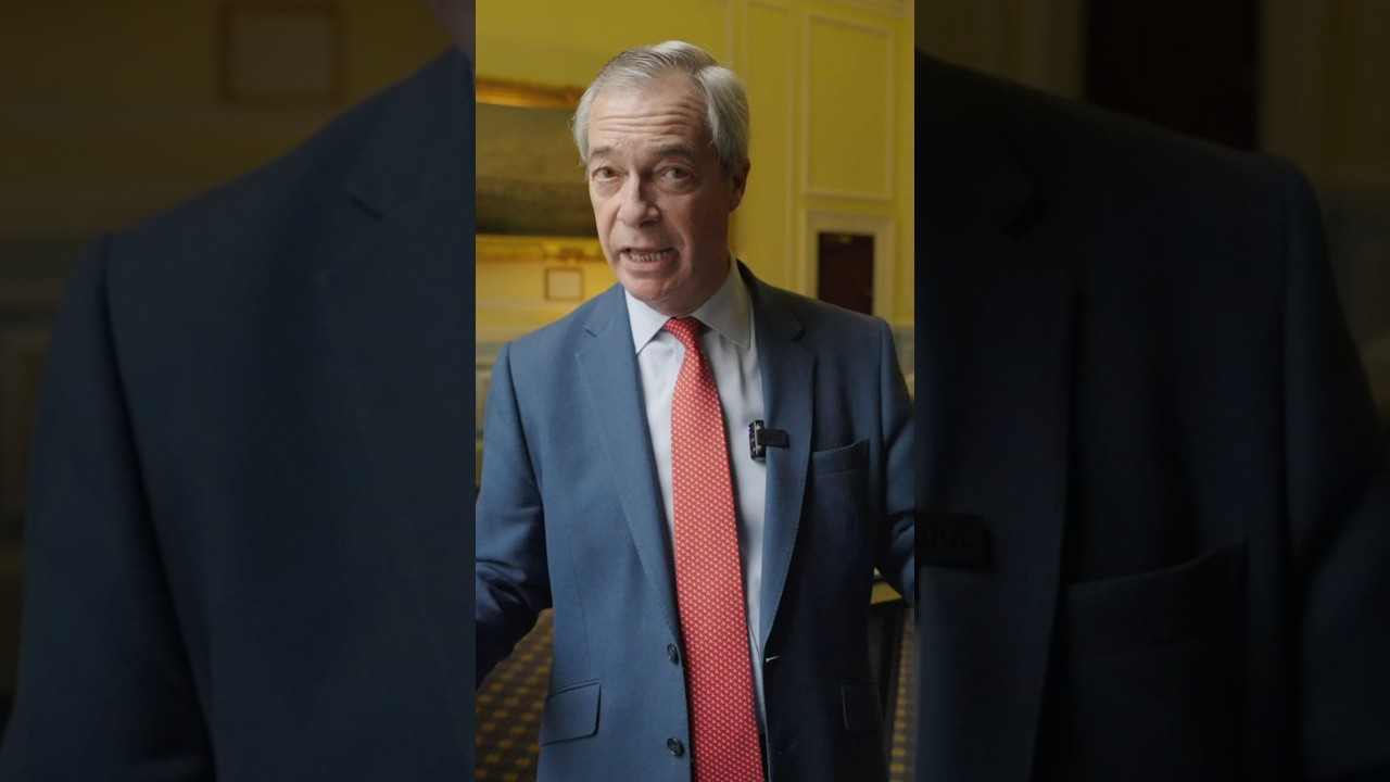 Watch Nigel Farage react to Yesterday's Bombshell Defection.