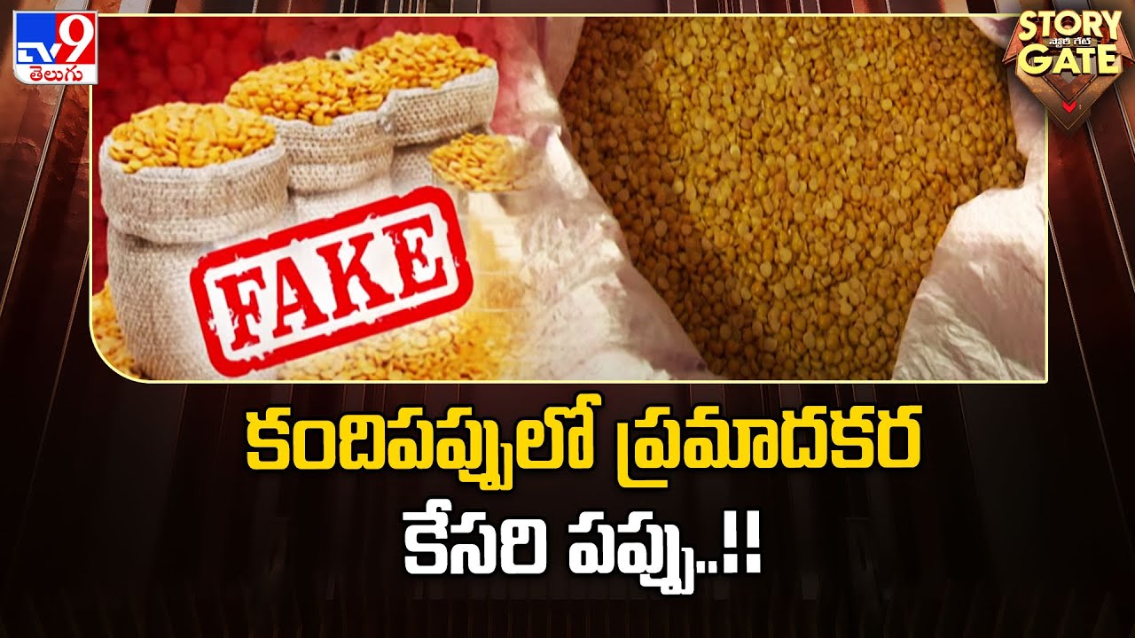 Story Gate : కందిపప్పులో ప్రమాదకర కేసరి పప్పు..!! - TV9