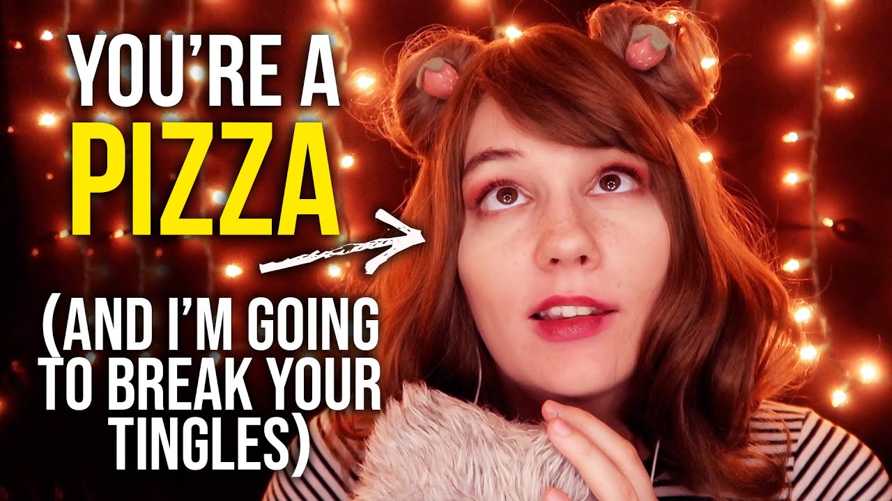 ASMR TINGLE OVERKILL!! YOU'RE A PIZZA OMNOM, RAWR, INTENSE LAYERED WHISPERS