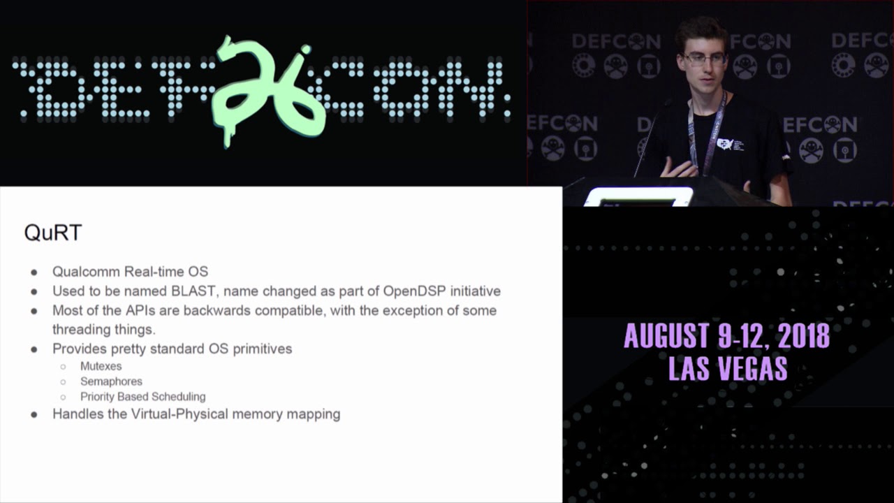 DEF CON 26 - Seamus Burke - A Journey Into Hexagon Dissecting a Qualcomm Baseband