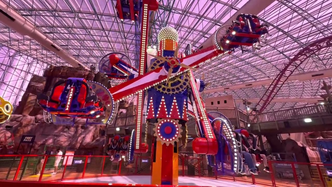 NebulaZ Ride at Circus Circus Adventure-Dome  #coasterculture #themepark