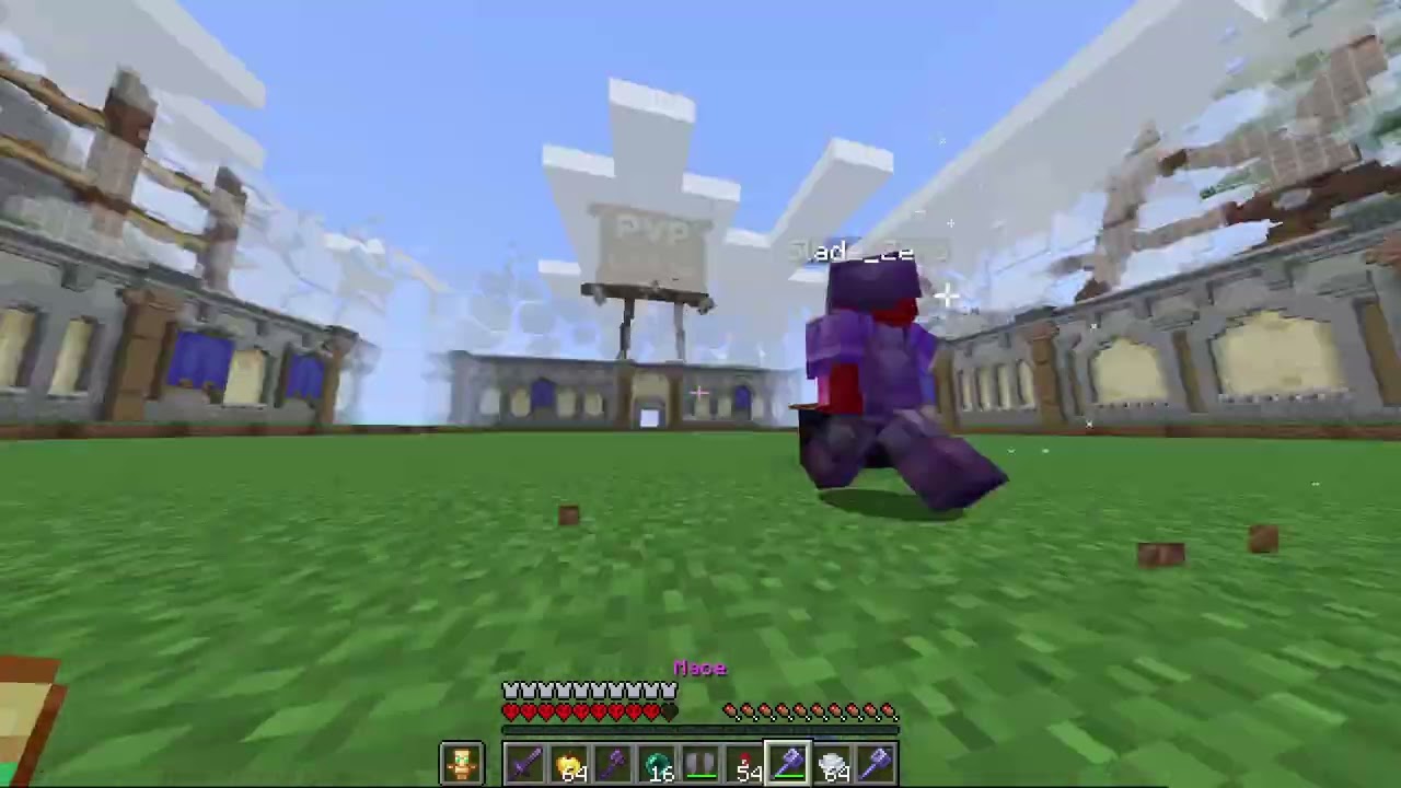 Practicing Elytra Mace on PvP club (Part 2)