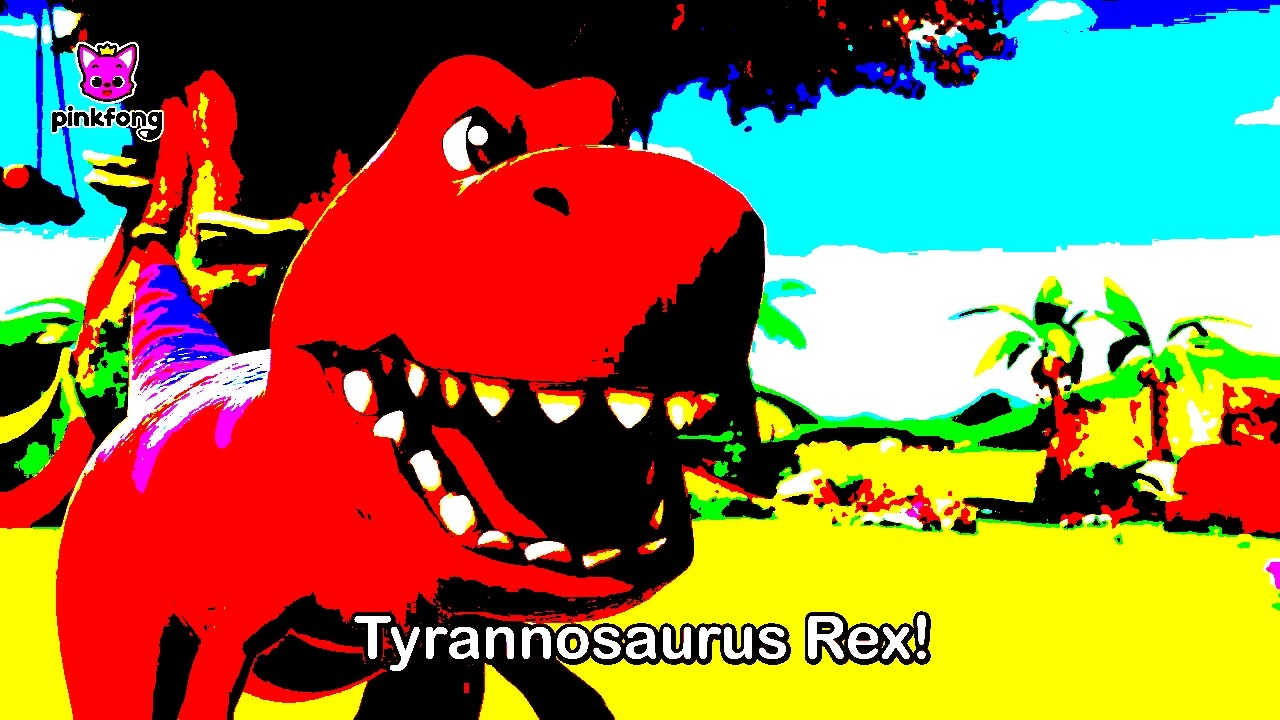 T-REX What Gonna Be My Prey!! ROAR!! | PinkFong | Featuring Gamavision Csupo Effects