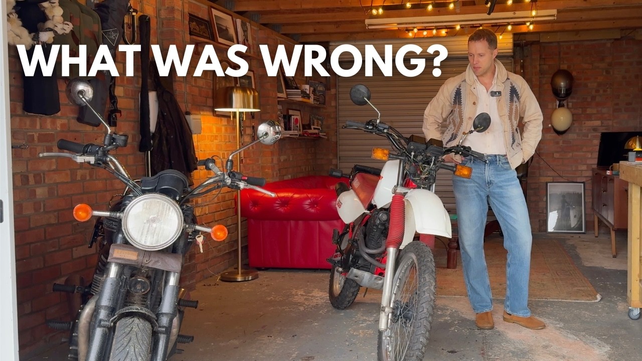 Что случилось с Yamaha XT350? Наверстываем упущенное в гараже и покупаем новое оборудование.