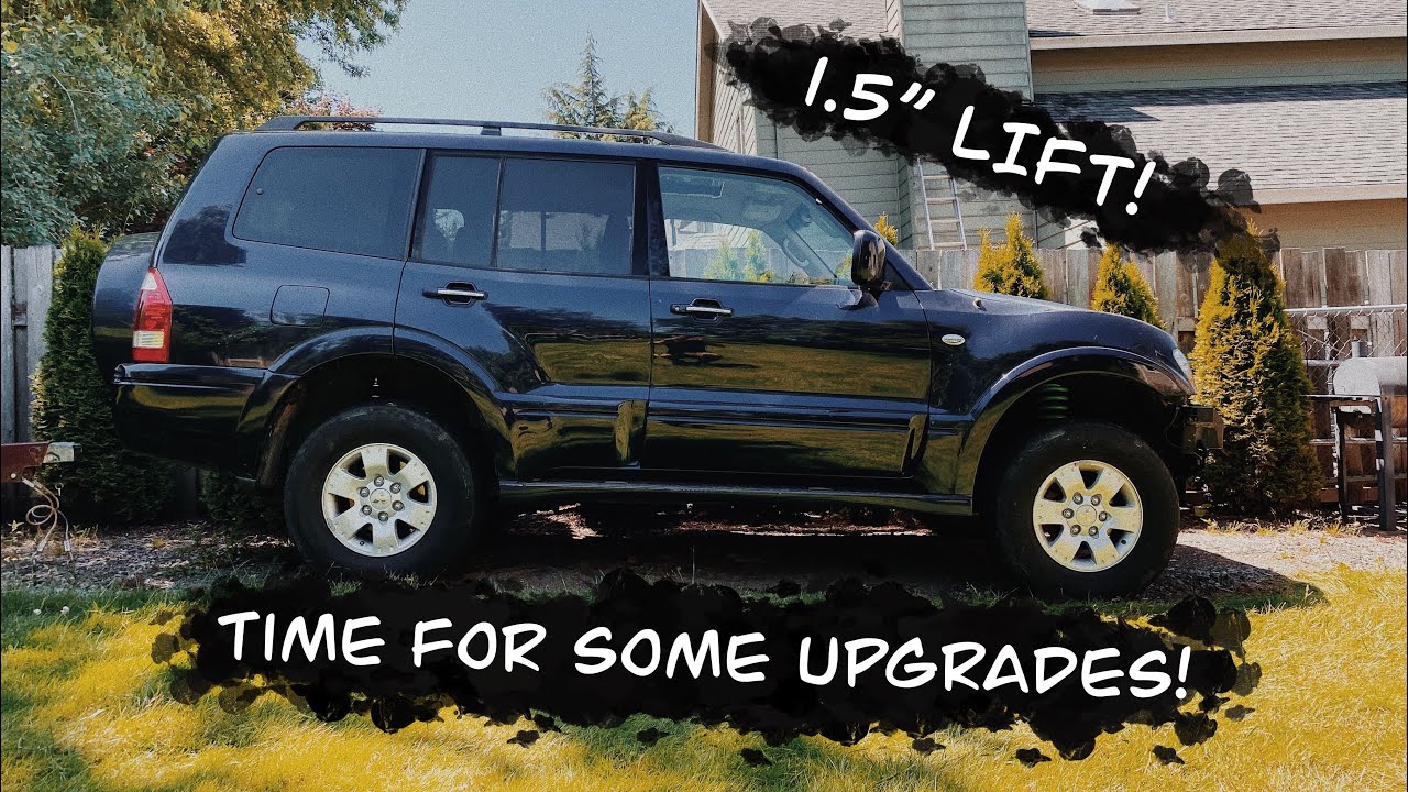 UPGRADING THE NEW BUDGET OVERLANDER! [Lifting the 2003 Mitsubishi Montero] [Part 1 Front suspension]