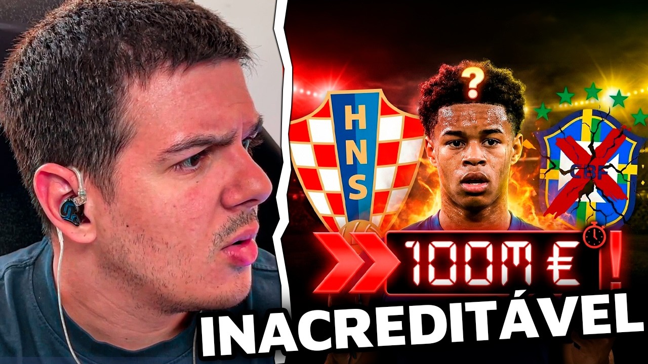 A JOIA DE € 100 MILHÕES QUE O BRASIL ESTÁ PERDENDO PRA CROÁCIA! - wardi REACT!
