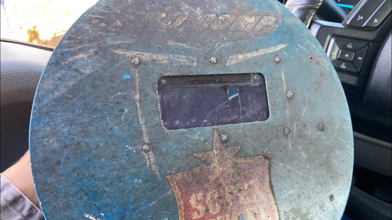 Caretas de soldar y aplicaciones (pancake welding hood)