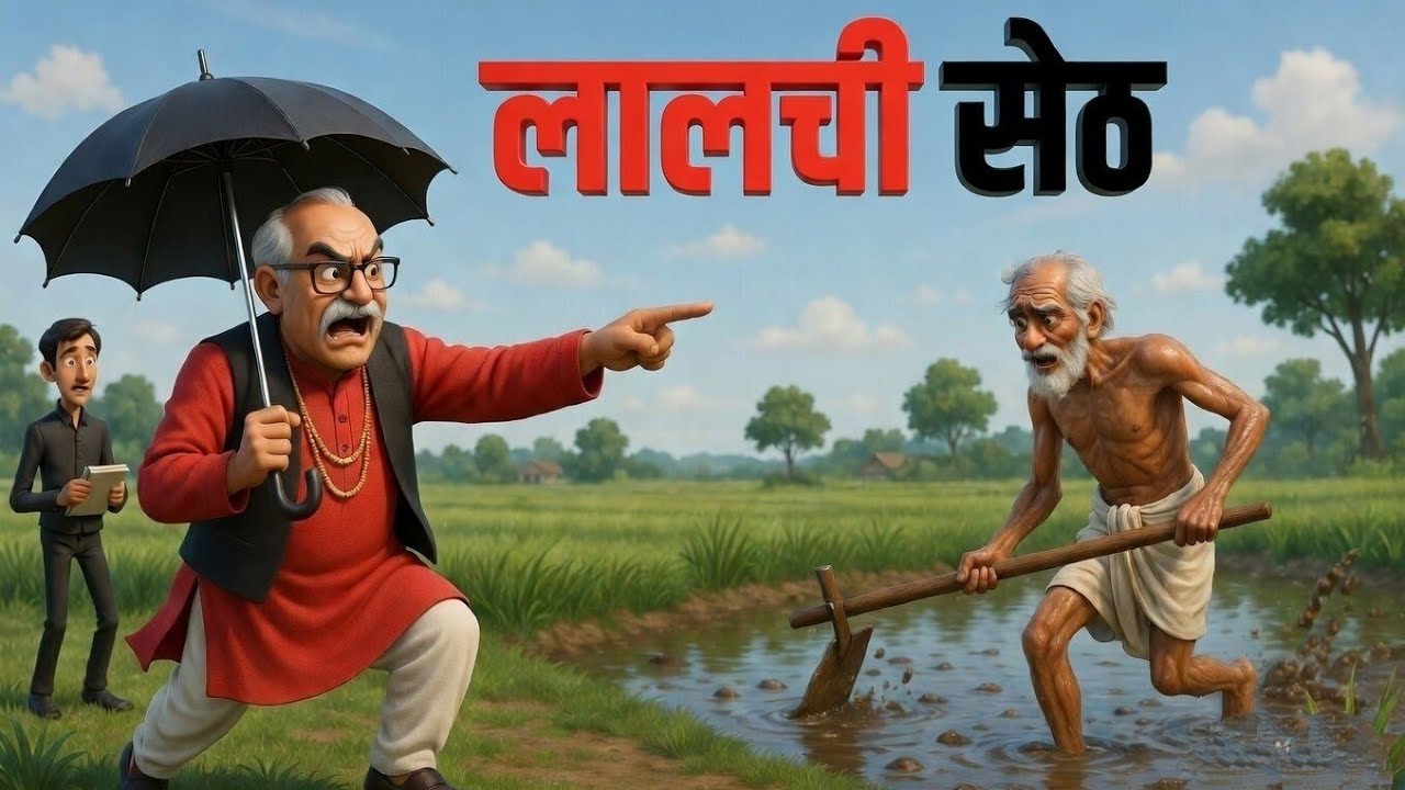 लालची सेठ 🤑| hindi story | moral story | bedtime stories | cartoon stories | kahaniyan | #cartoon 