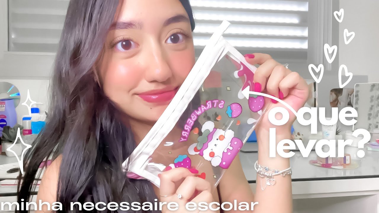 o que levar na sua necessaire pro volta às aulas: dicas + montando a minha💗🎀