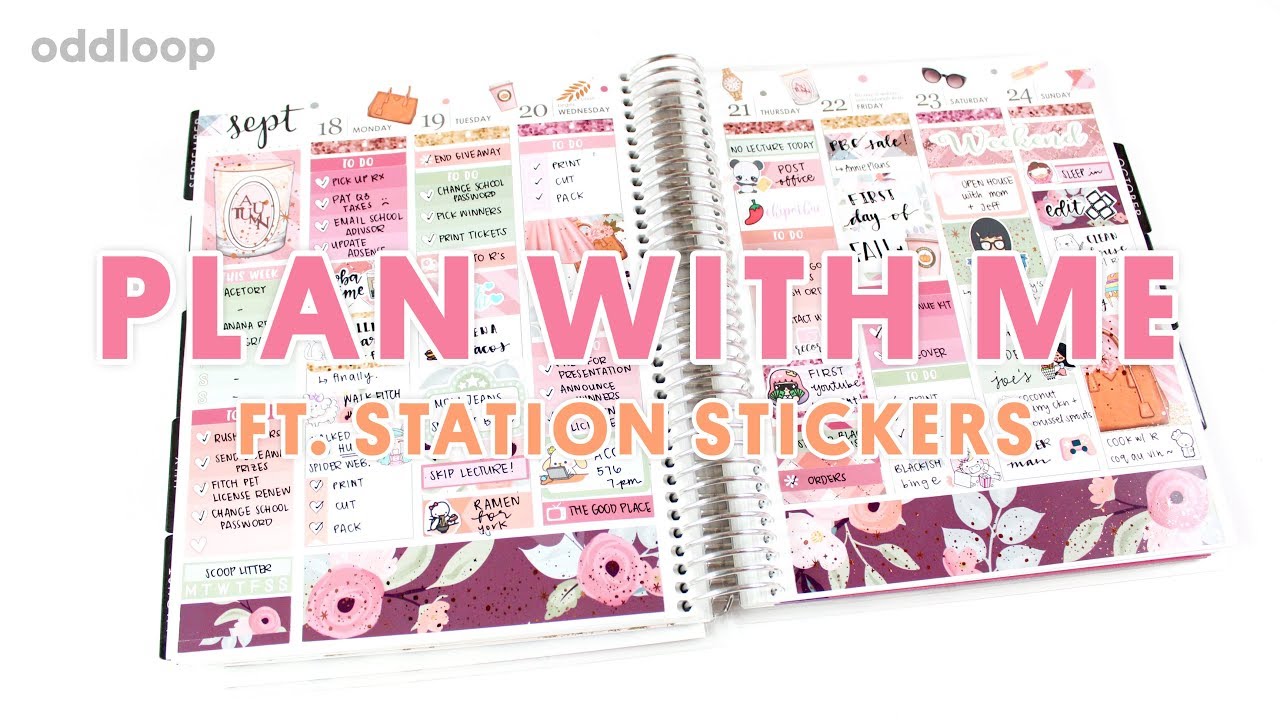 Plan With Me ft. Station Stickers 