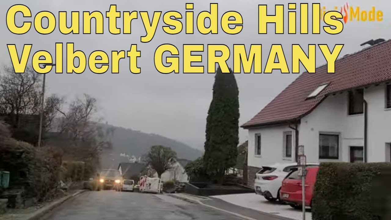 Velbert Town in Germany - Country Side Road Trip from Green Rout - Living with Nature