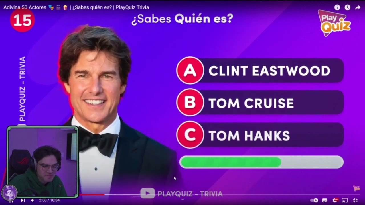 El Mariana adivina actores en PlayQuiz !!