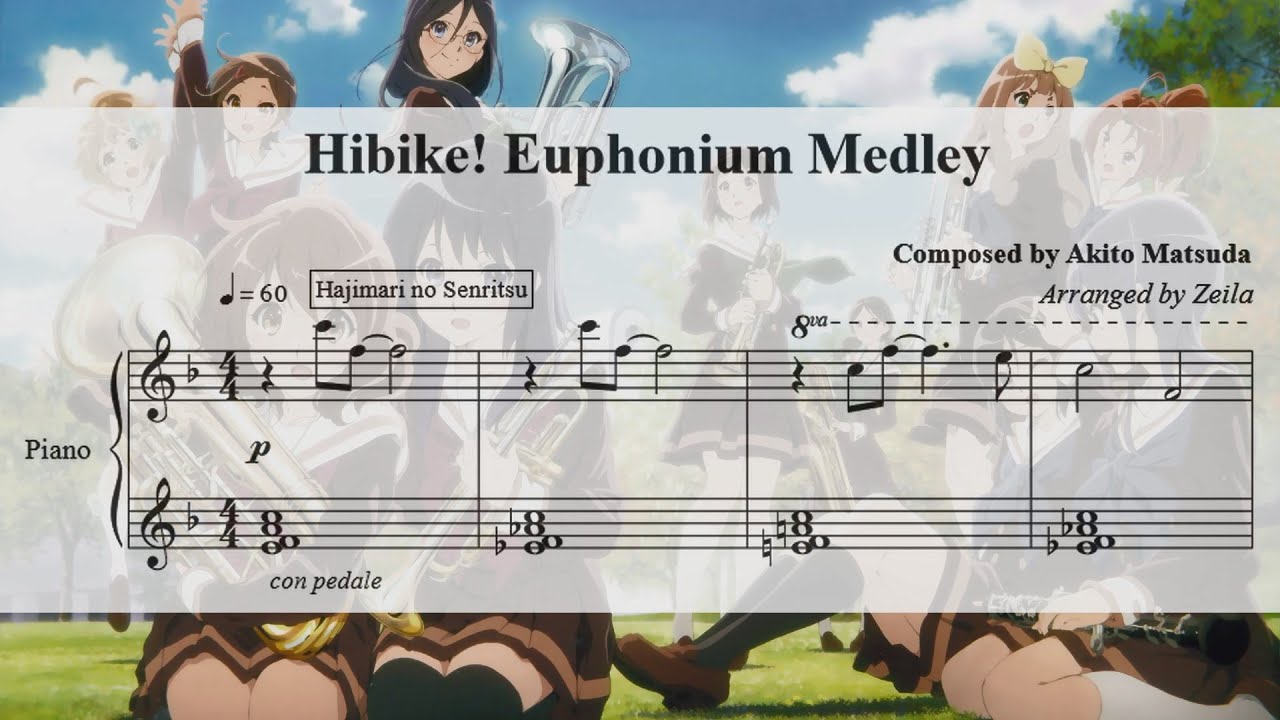 Hibike! Euphonium Medley (Piano Sheet Music)