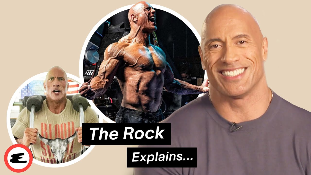 Dwayne Johnson On Why He Pees In A Water Bottle At The Gym | Explain This | Esquire