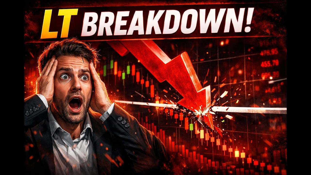 Larsen & Toubro Breakdown Analysis | LT Stock Trade Setup Explained | TradingMitra