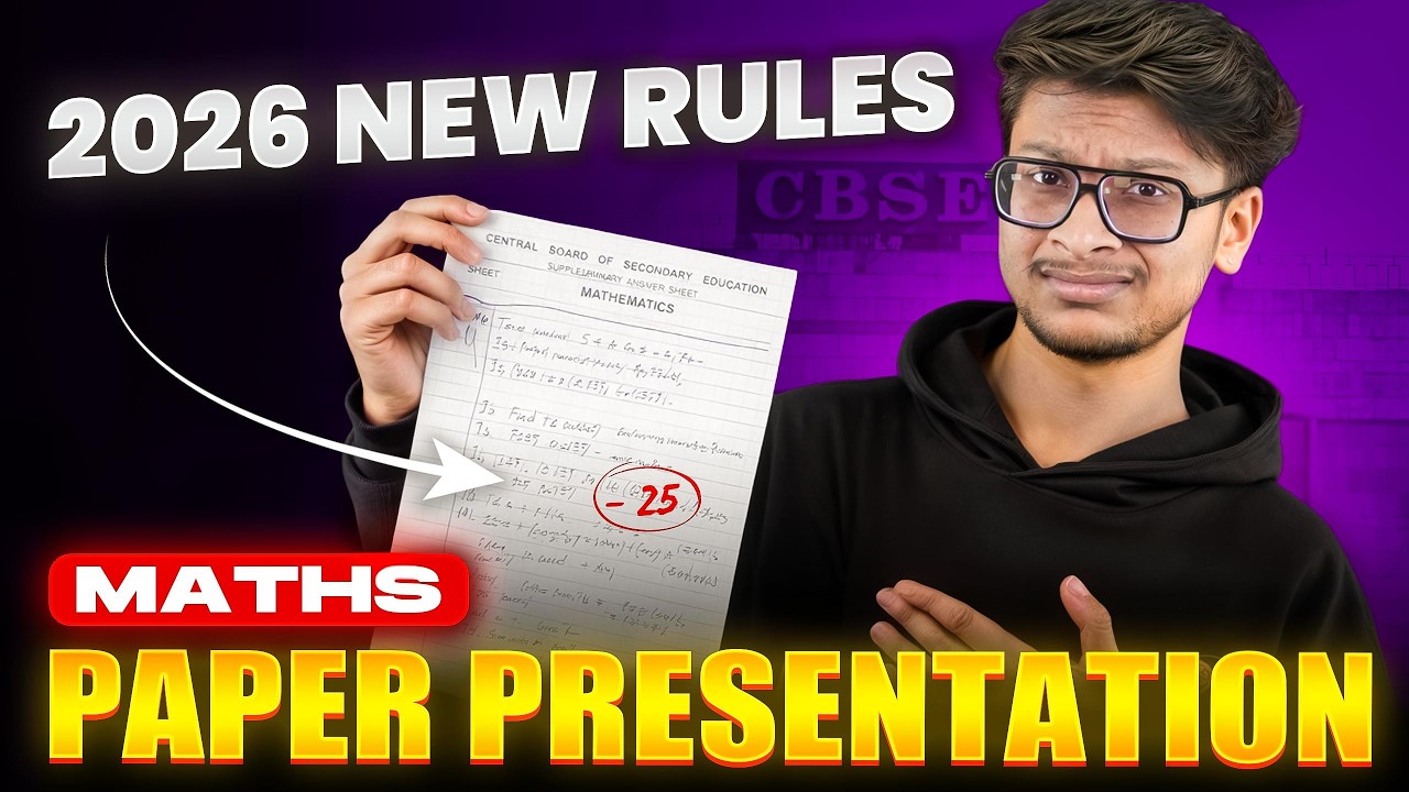 Maths class 10: Last minute tips to save *25 MARKS*⚠️