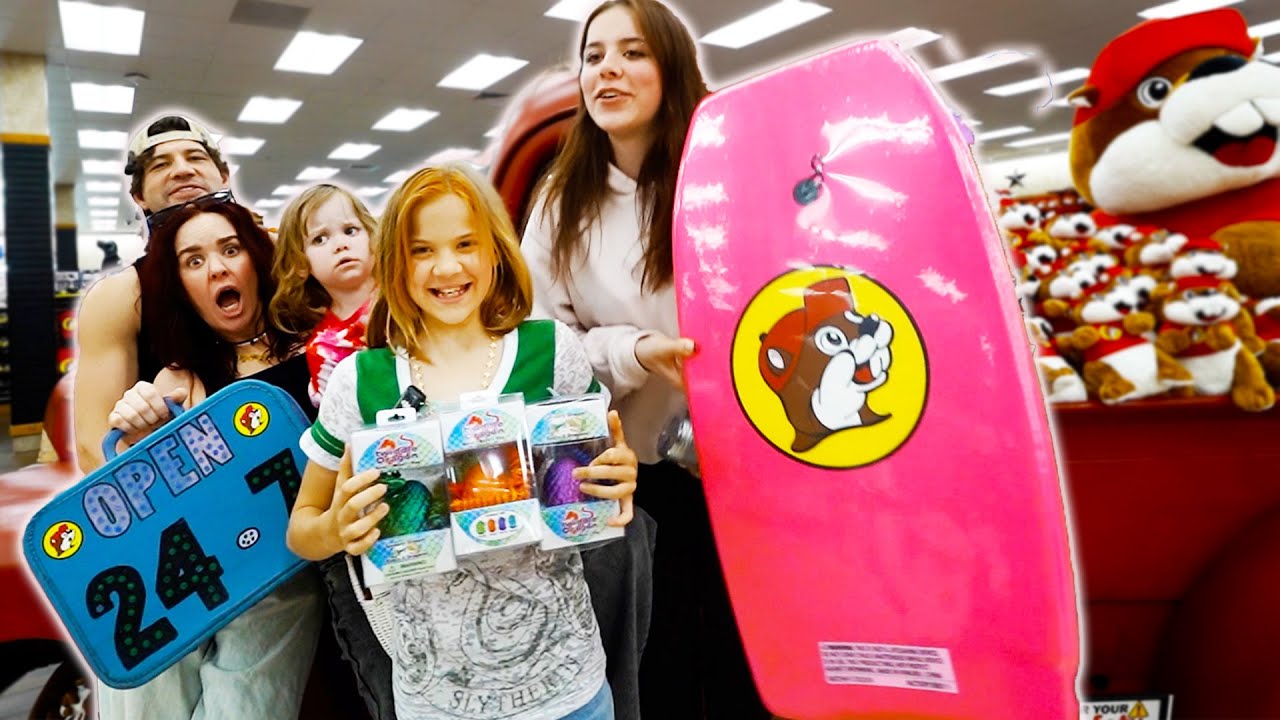 Buc-ees Mukbang and Shopping wit da Fam!