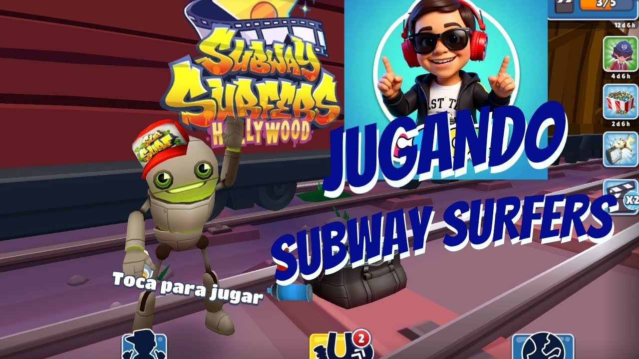 Jugando Subway surfers!! GENIAL...