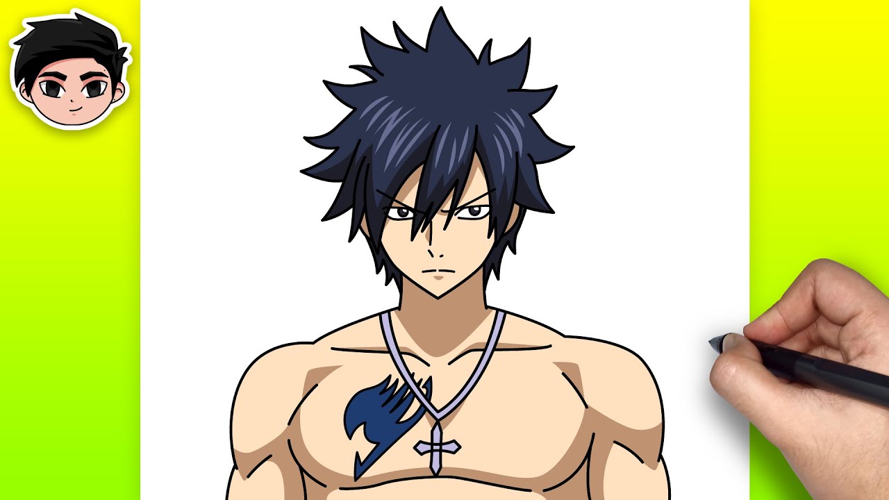 How To Draw GRAY FULLBUSTER | Fairy Tail - Easy Tutorial