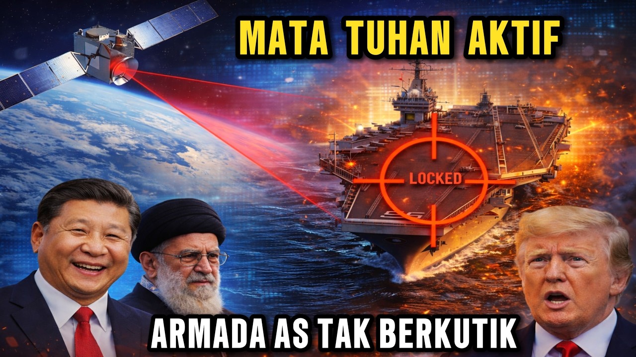 CHINA NGAMUK! Satelit Jilin-1 Bantu Iran Kunci Armada AS, Trump Tak Berkutik!