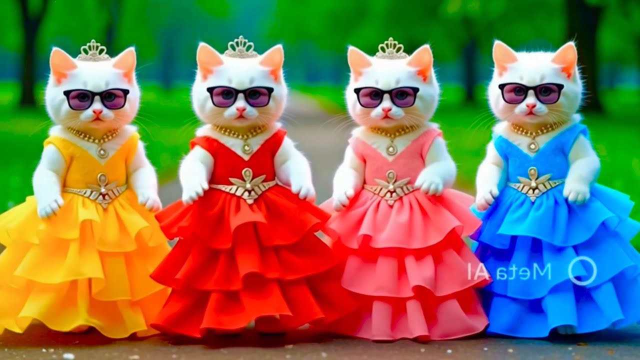 Cutest Cat Dance Ever 🐱💖 | Meow Mo/Beautiful Cats Dancing in Style | Meow Mo
