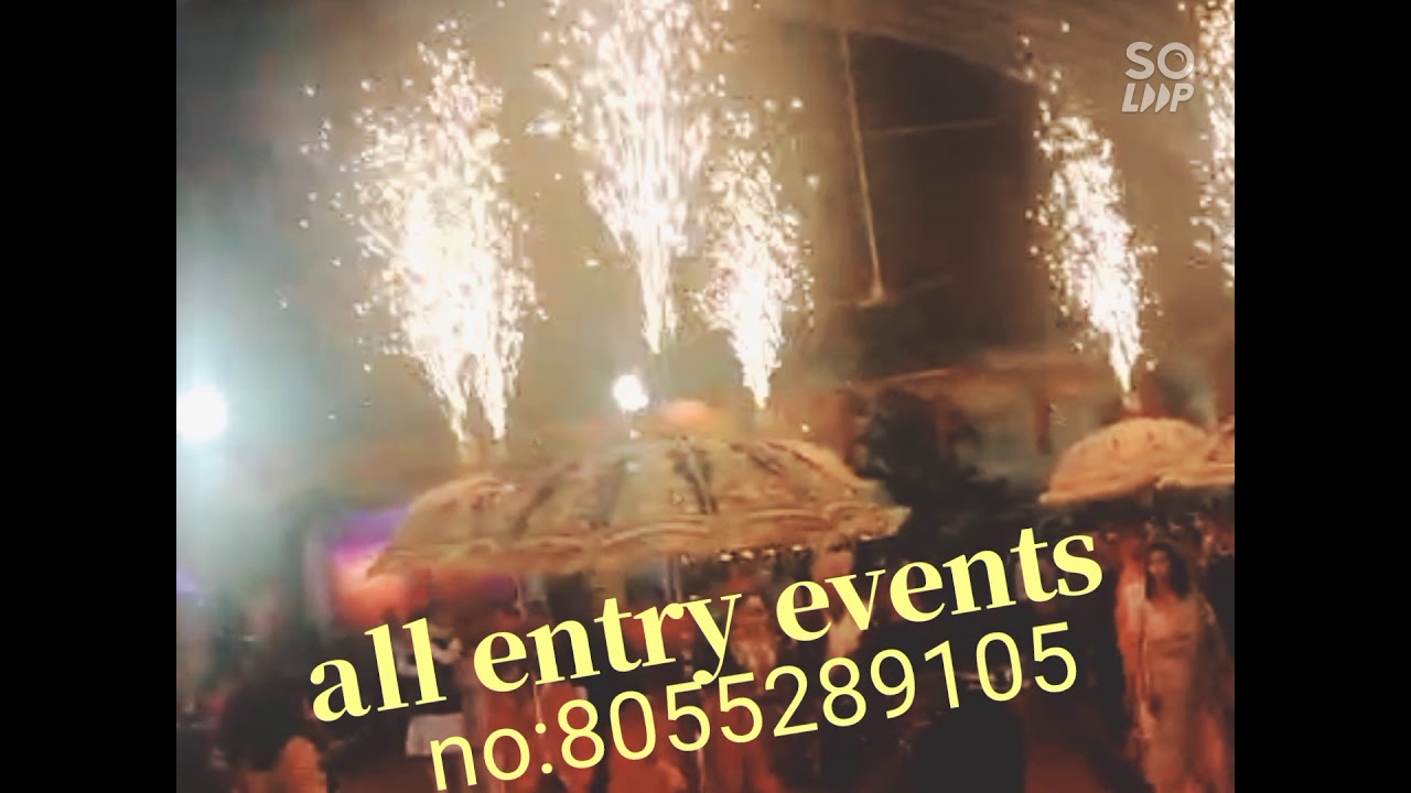 Dulhan dulha entry events