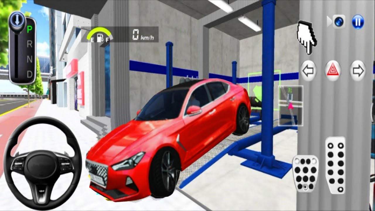 New Red Ola Kia Stuck SU78 Flying Sky To Road - 3d Driving Class android game play || Car Game #game