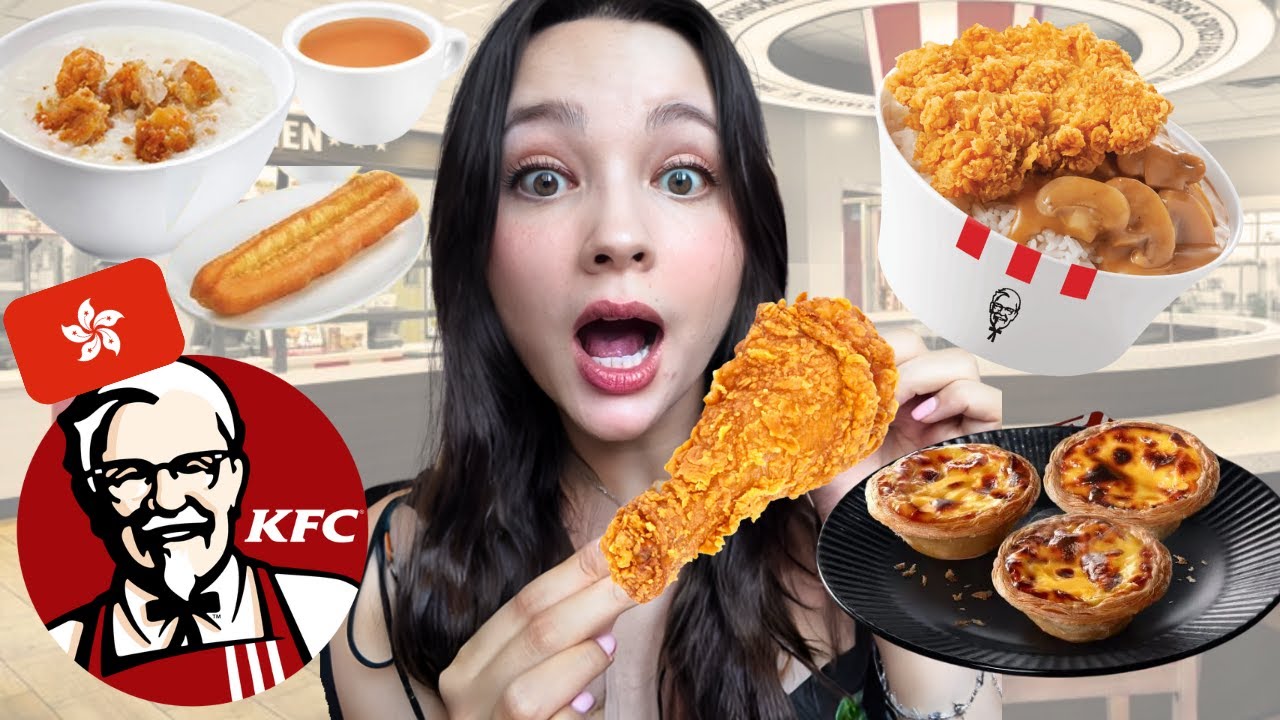 I only ate KFC in Hong Kong for a WHOLE day | 我在香港只吃了一天的KFC | Chinese & English Subtitles | 中英文字幕