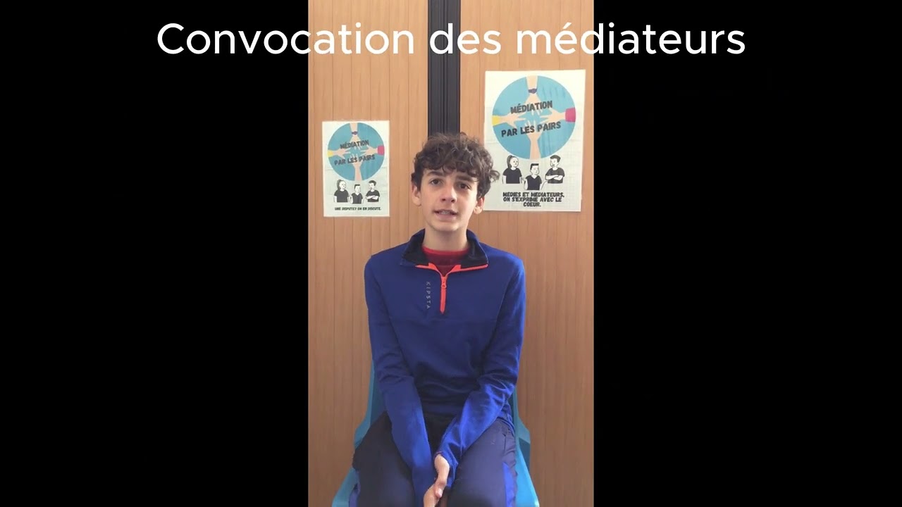 La médiation par les pairs - Collège Jacques Prévert - Bourg sur Gironde