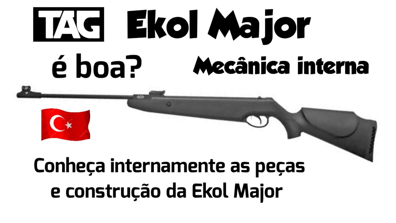 Mecânica da Ekol Major -Veja se  a carabina de pressão barata é boa