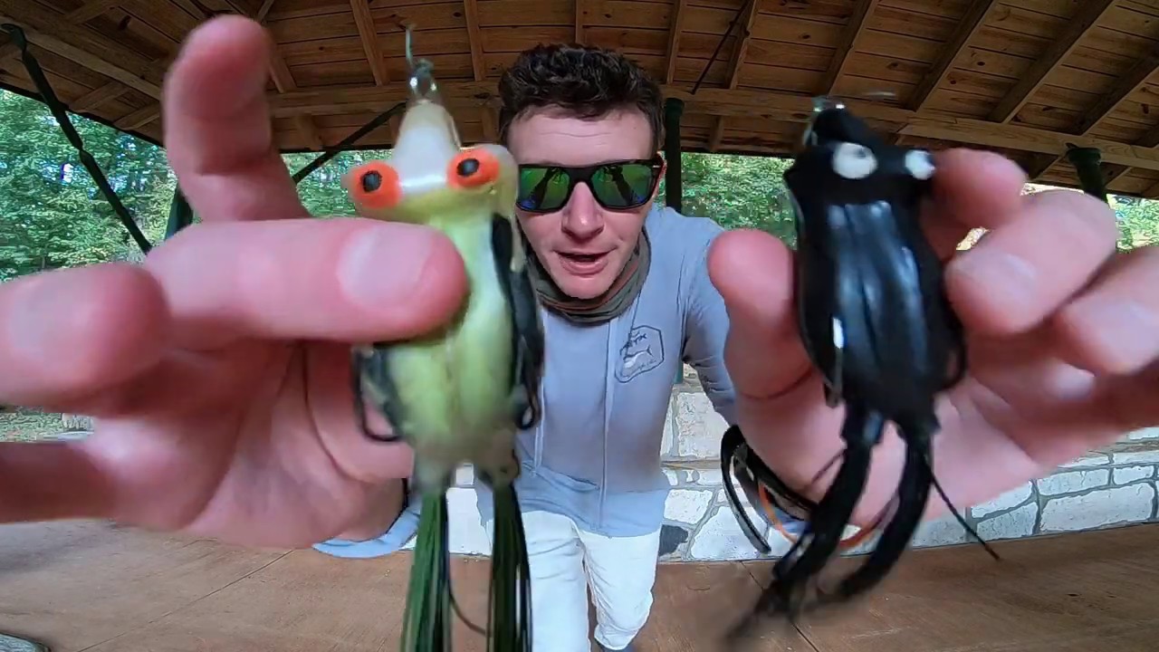 Snag Proof Poppin Phattie MY FAVORITE FROG! - Frog Fishing Clips and Tips! Heavy Rain/Big Bass