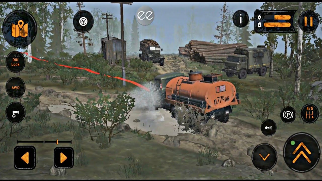 MUDRUNNER MOBIL GAMEPLAY.  MISSIYA-1