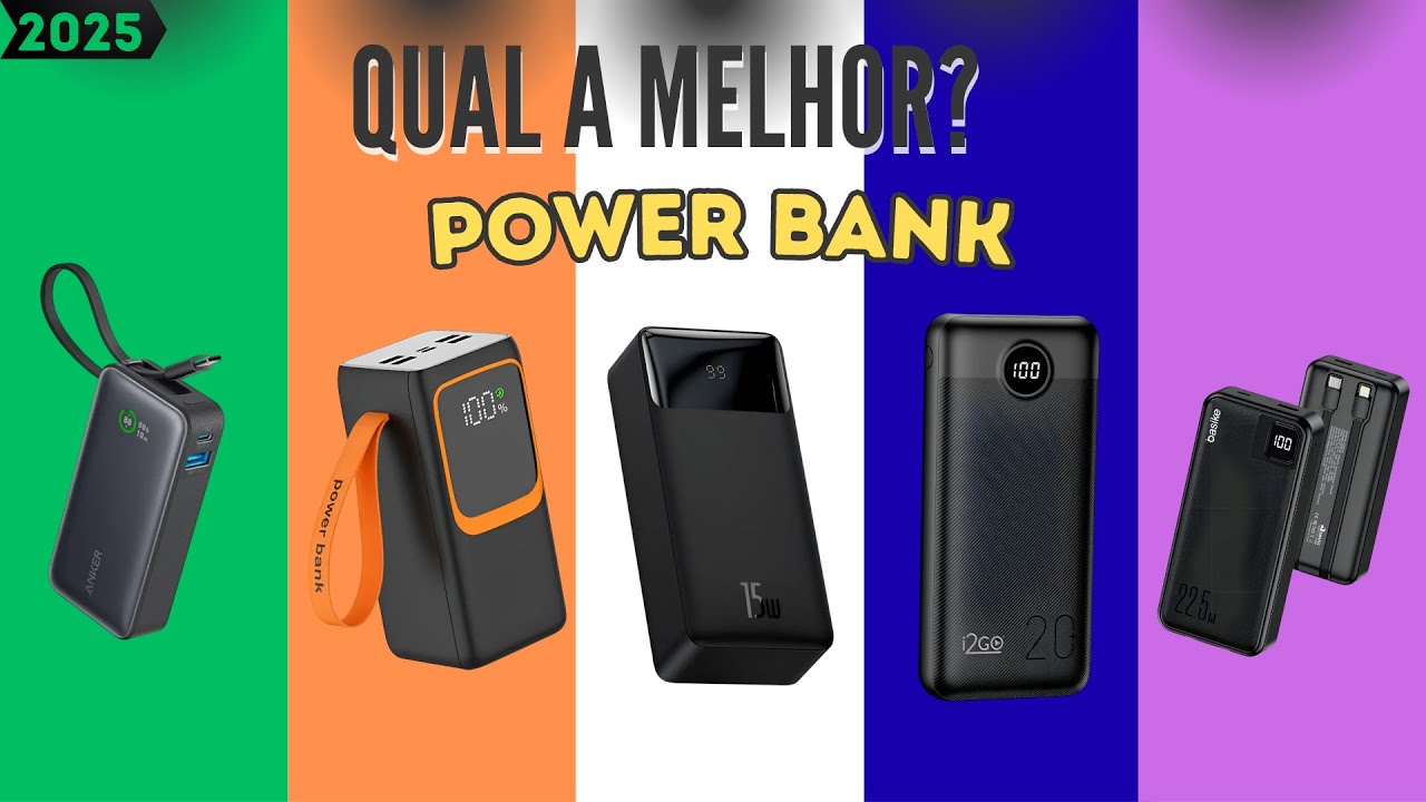 Atualizado! As 5 MELHORES POWER BANK Em 2025 (Boa e Barata)
