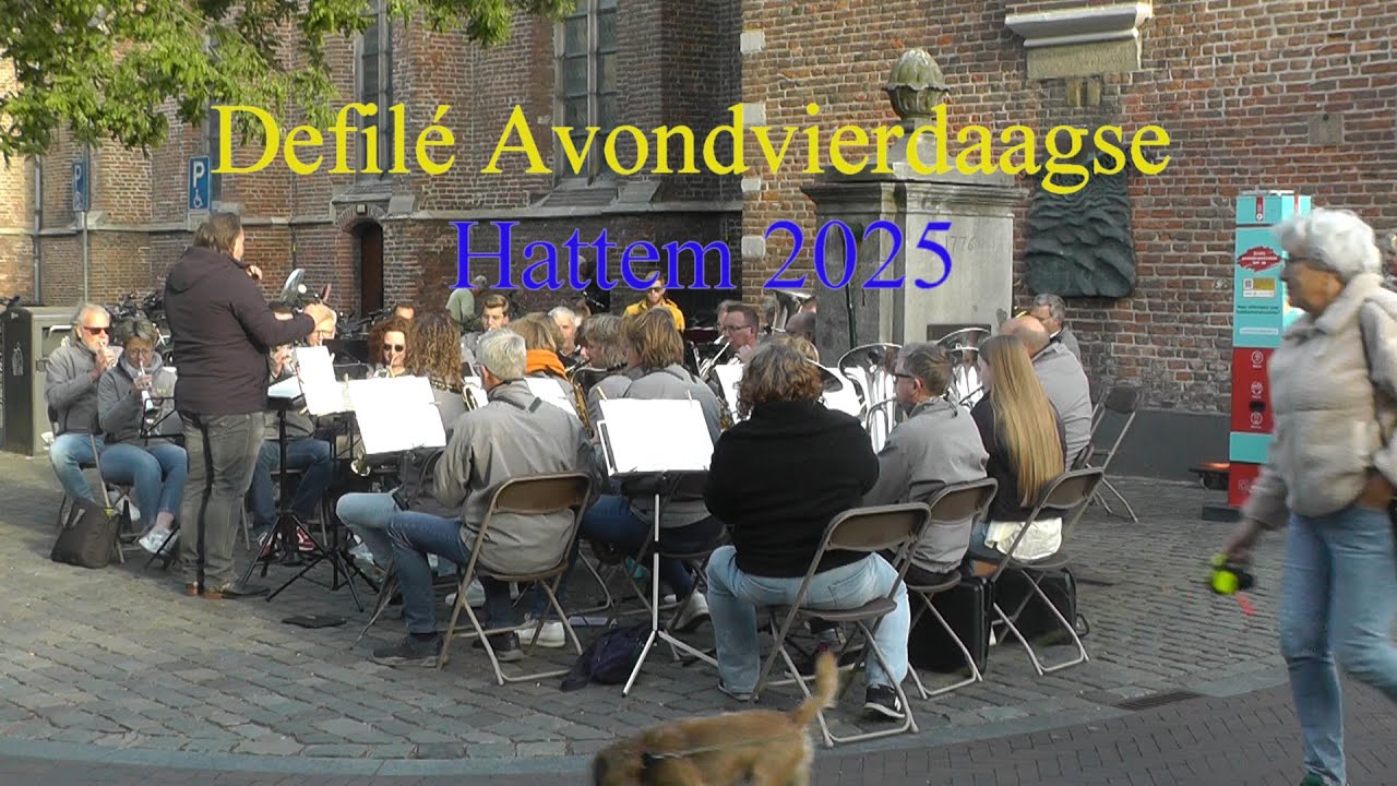 Defilé avondvierdaagse 2025 in Hattem.