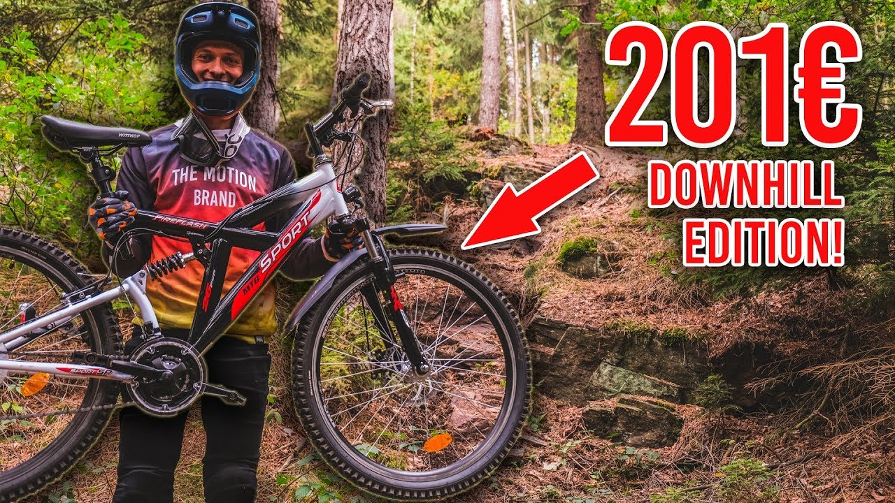 DAS 201€ BILLIG BAUMARKT MTB - Der Downhill Test