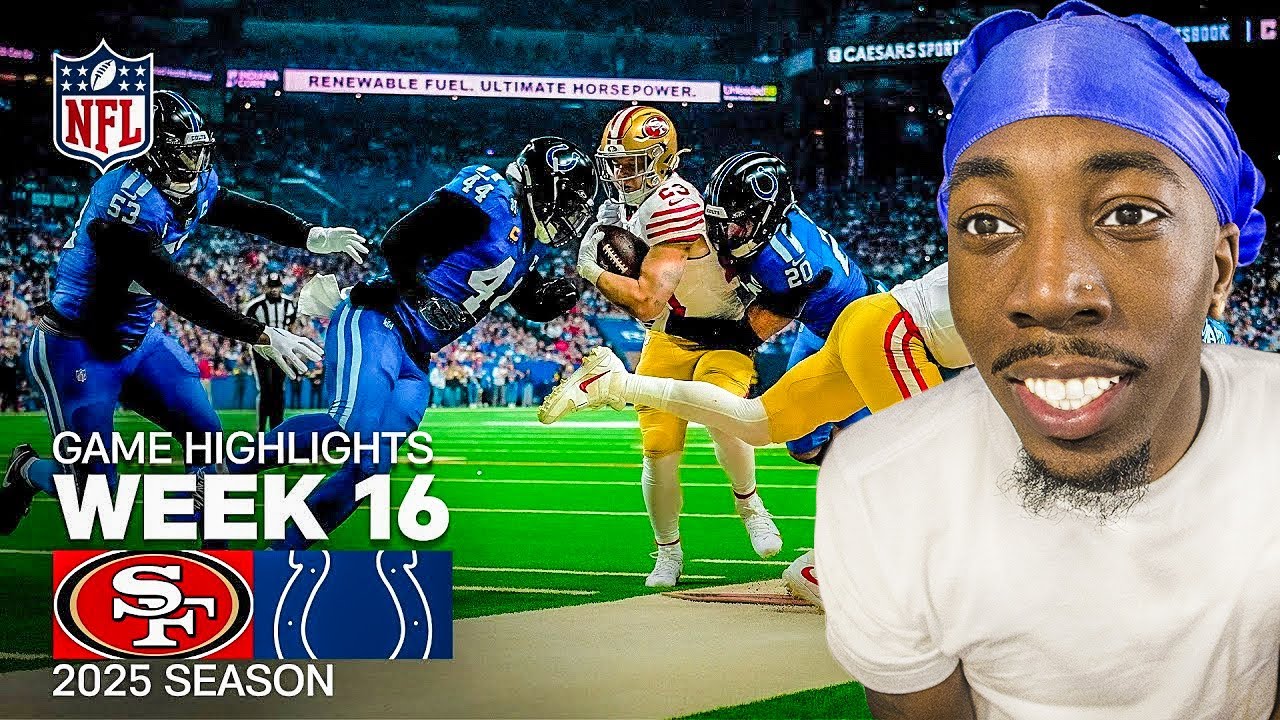 Kiwi Reacts To San Francisco 49ers vs Indianapolis Colts Game Highlights | 2025 NFL Season Week 16