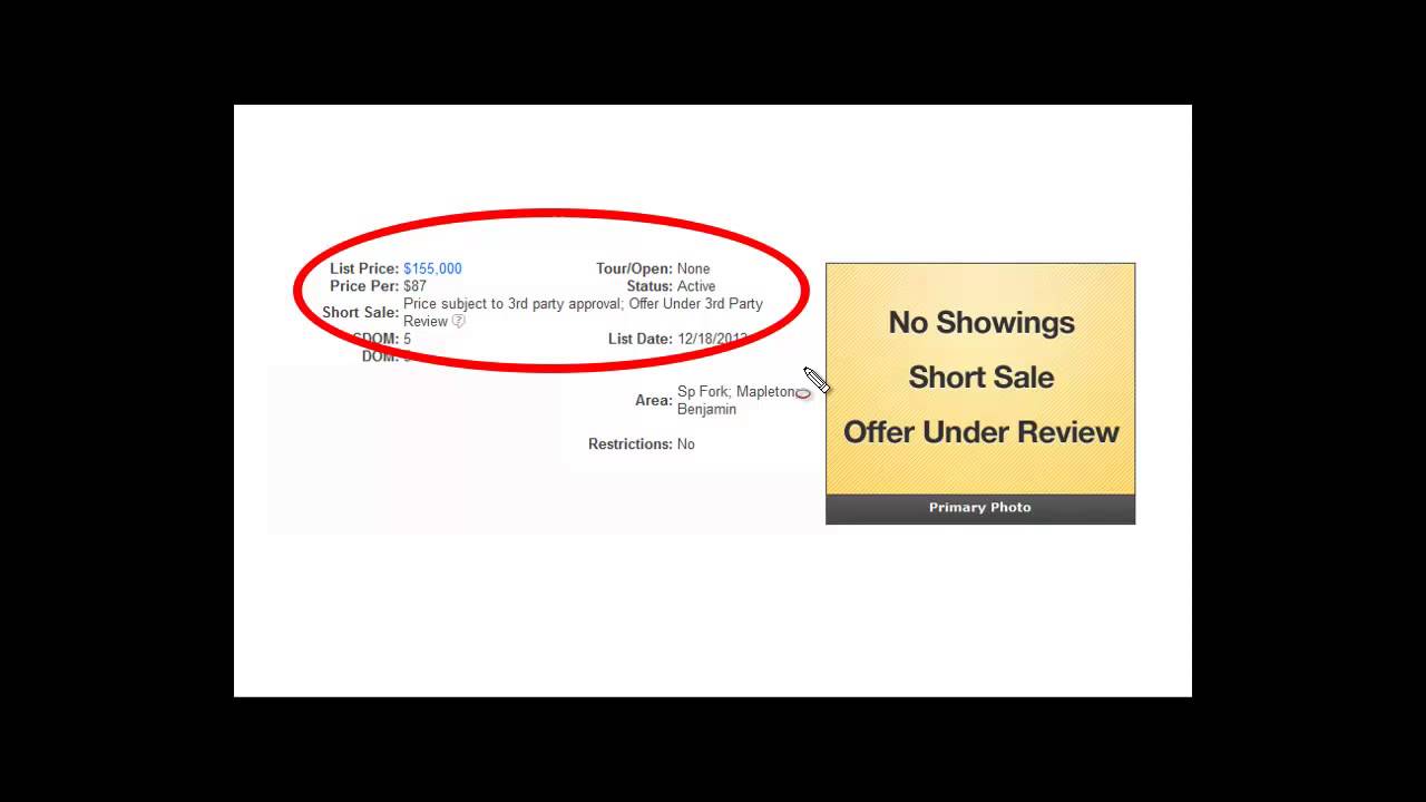 How to Buy a Utah County Short Sale - Real Estate Tutorial