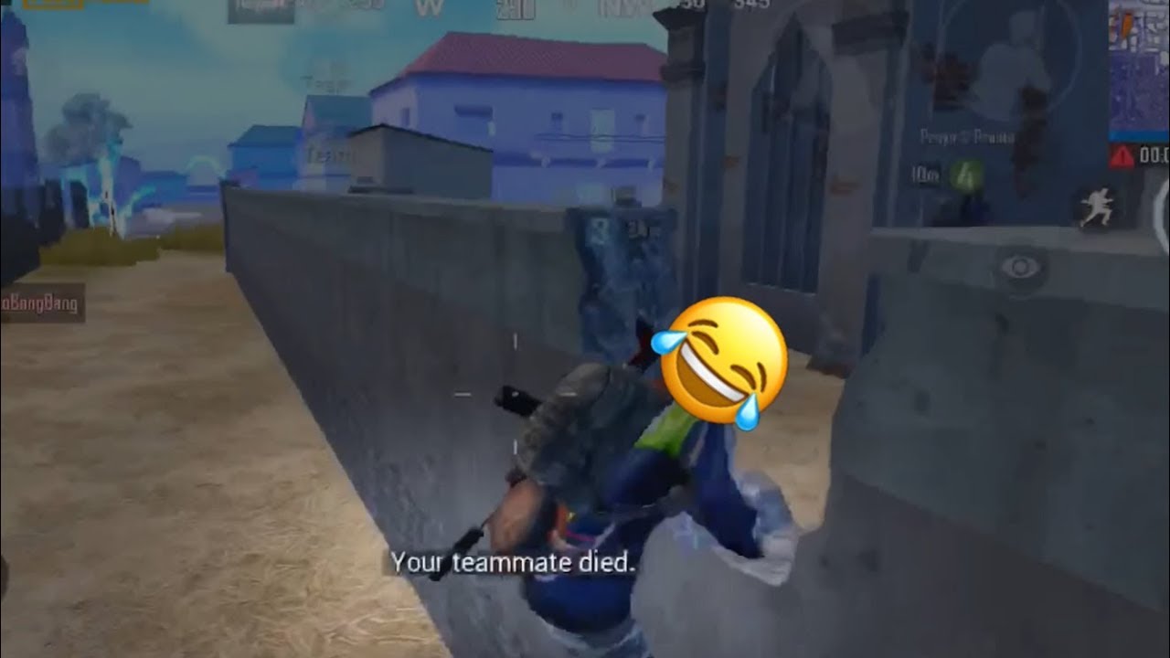 Watching teammate die can be fun sometimes | PUBG Mobile