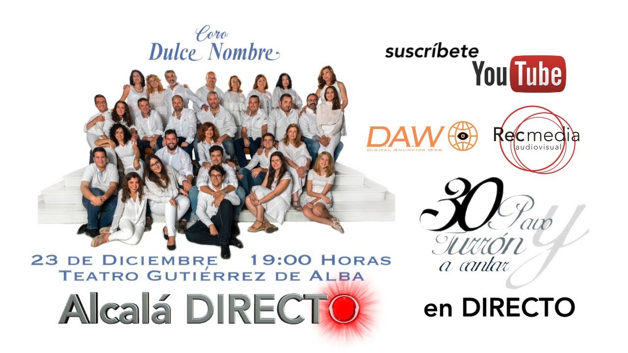 Promocional del DIRECTO del '30 Pavo, Turr&oacute;n y a Cantar'