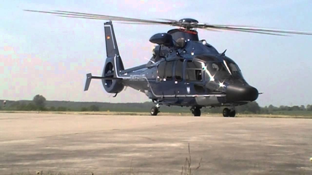 Police Helicopter EC 155 Take Off