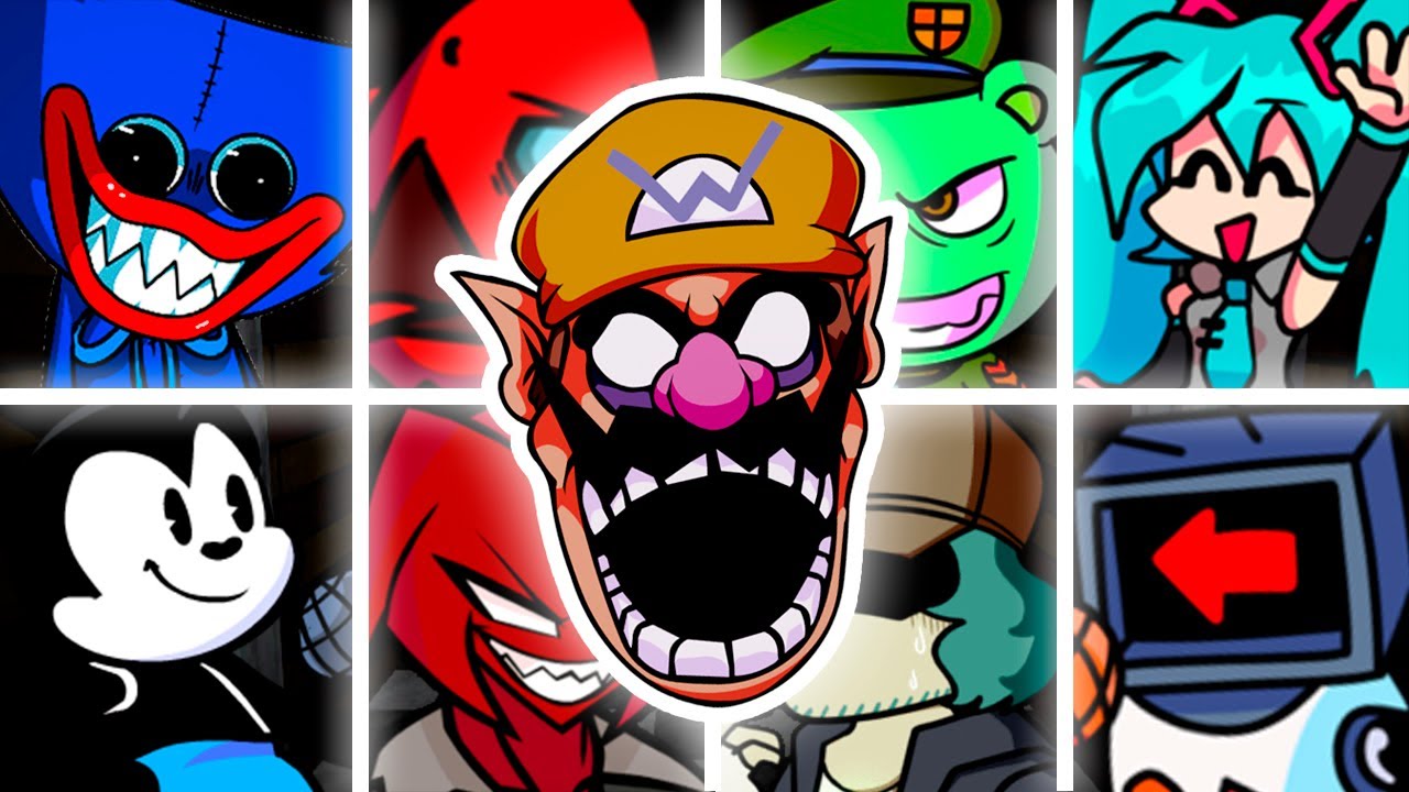 Apparition But Different Characters Sings It | Everyone Sings Apparition VS Mario's Madness