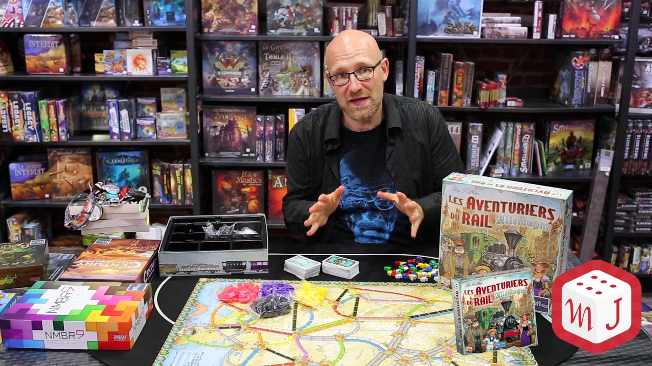 Martelle Jeux présente les Aventuriers du rail Allemagne