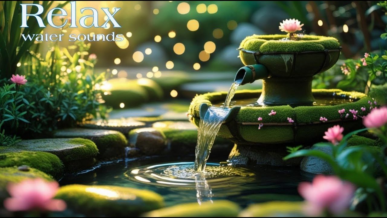 Instant Peace of Mind 🌿 Water Sounds & Relaxing Music, Anxiety Relief.