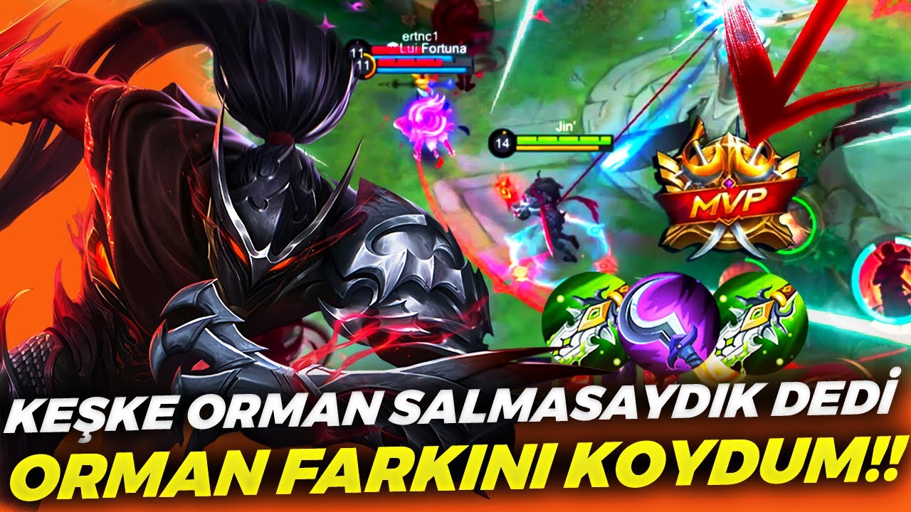 KURAL 2: ASLA BİR JİNE KEŞKE ORMAN SALMASAYDIK DEME !! ORMAN FARKI Hayabusa | Mobile Legends
