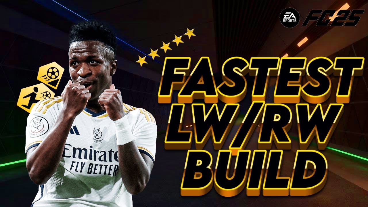 BEST *99 PACE* VINICIUS JR WINGER BUILD For LVL120|FC25 Pro Clubs