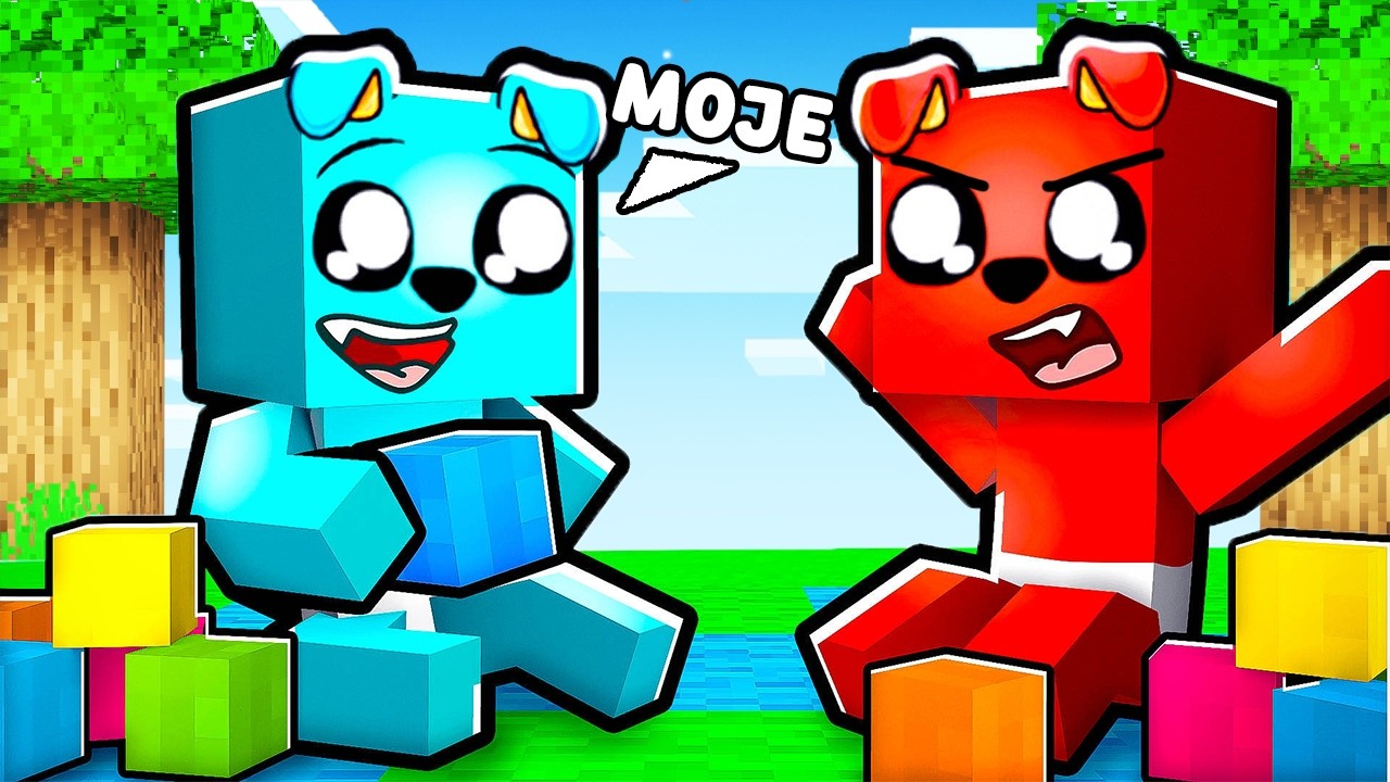 Minecraft HISTORIA BRACI &zwj;🍼🩵❤️